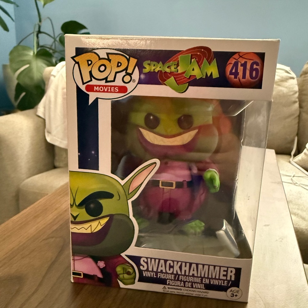 Funko Pop! Space Jam Swackhammer Figure - Green and Purple